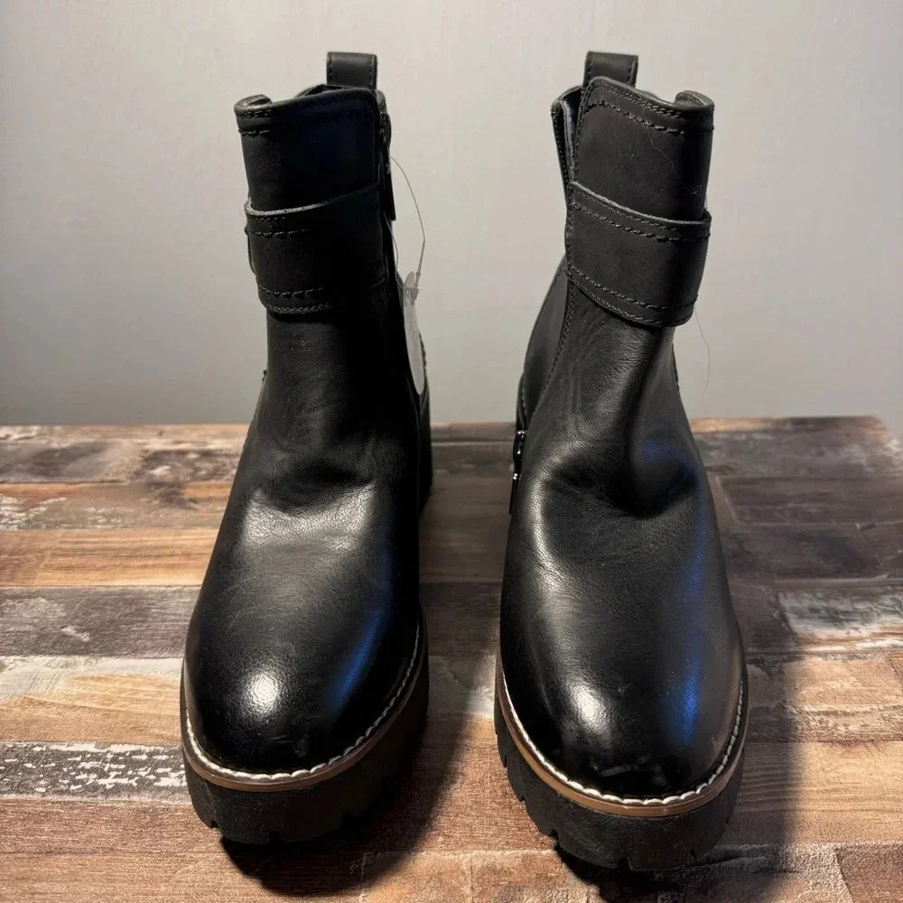 NWT Blondo‎ Black Ankle Boots Waterproof Women Size 6.5